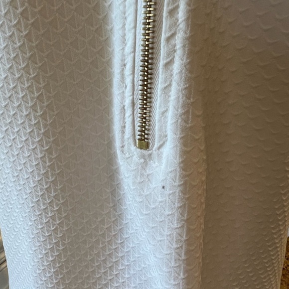 KARLA COLLETTO White piqué sleeveless A-line dress or swim coverup size small - Picture 6 of 11